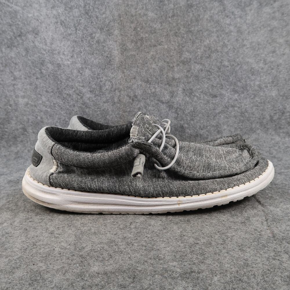 Hey Dude Shoes Mens 11 Casual Sneaker Wally Stretch Slip On Moc Loafer Trainer
